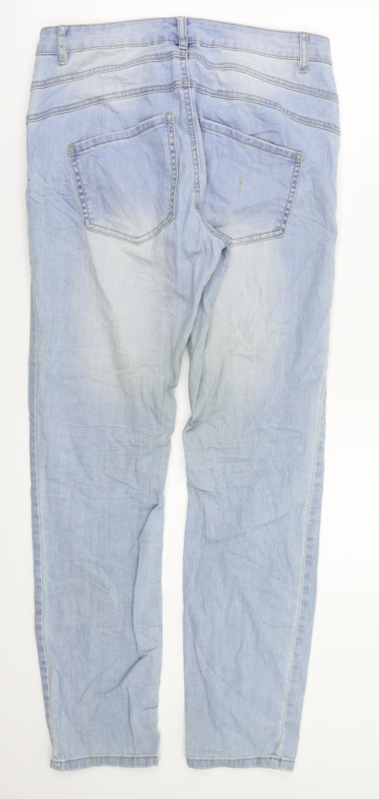 KappAhl Womens Blue Skinny Jeans Size 10 L31 in