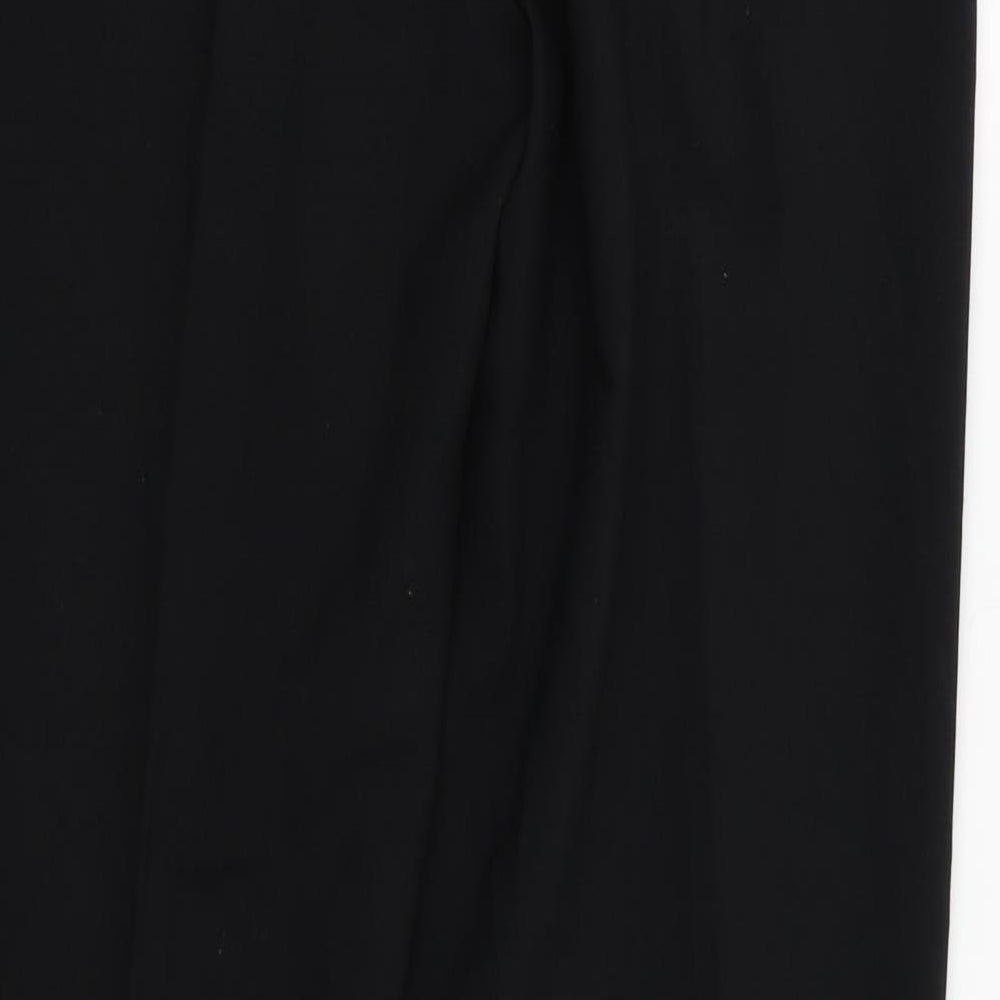 George Womens Black Trousers Size 12 L30 in