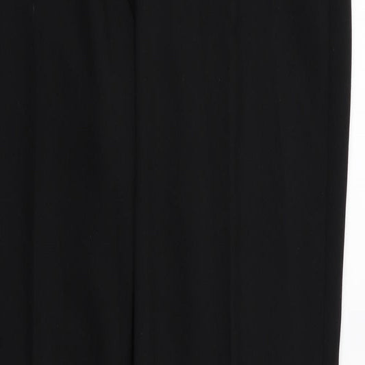 George Womens Black Trousers Size 8 L30 in