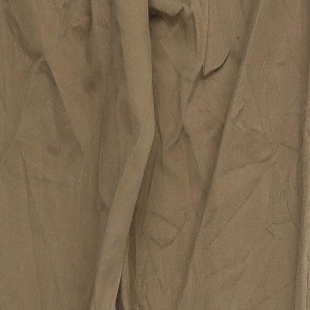 Womens UK Size 30 in Zara Regular Fit Sweatpants Brown Trousers