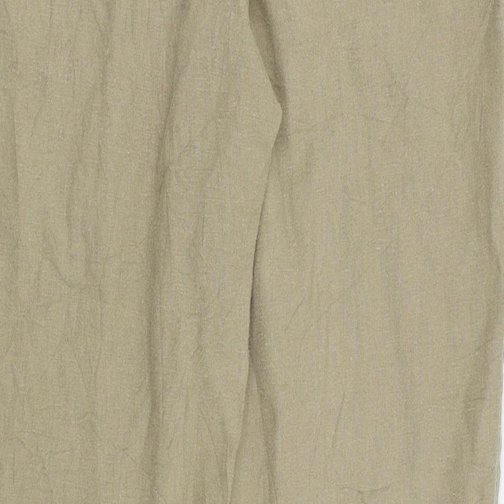 New Look Womens Beige Trousers Size 12 L27 in