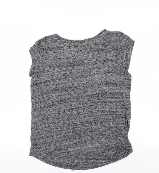 Womens UK Size M H&M Grey Basic T-Shirt