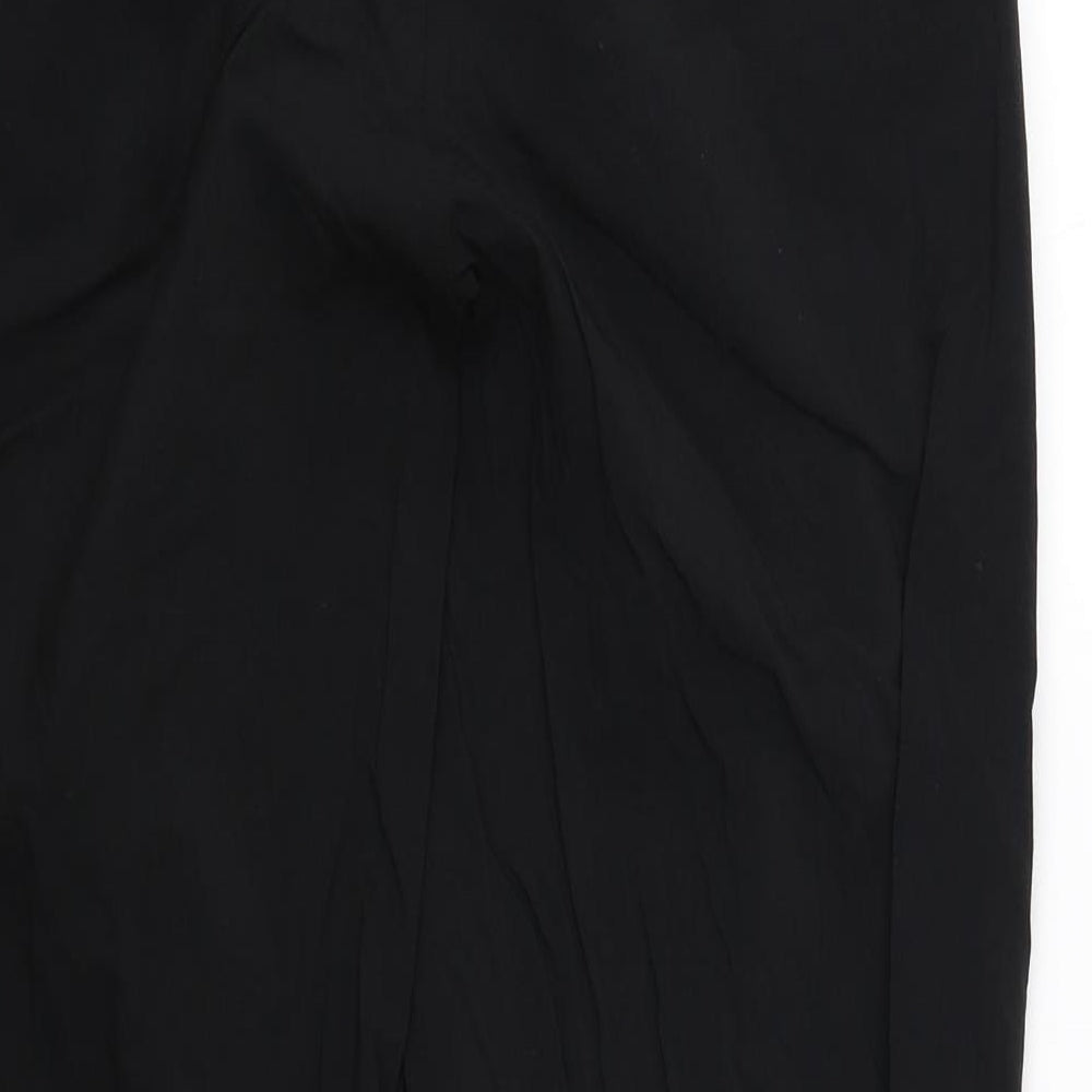 Womens UK Size 10 COLLUSION Regular Fit Black Trousers