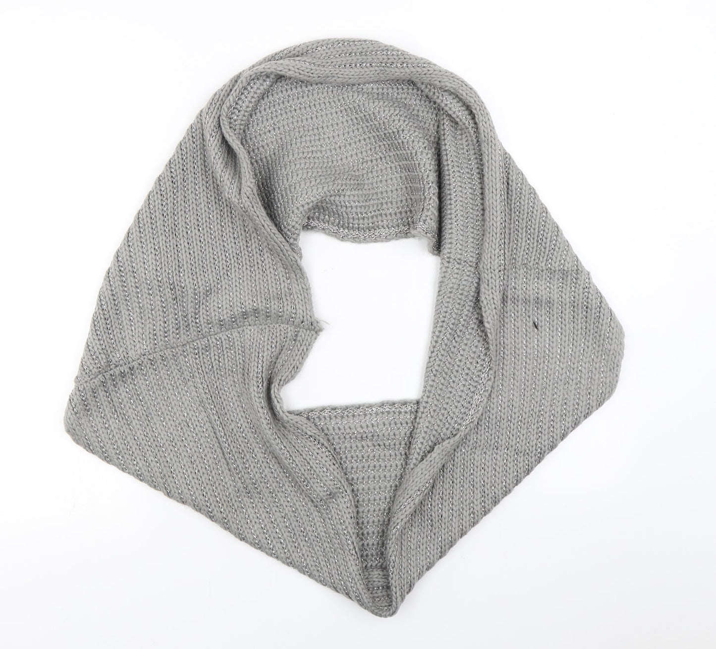 Dorothy Perkins Womens Grey Knit Scarf - Snood
