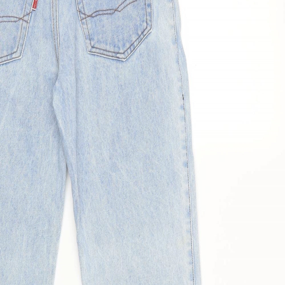 ahdeny Womens Blue Denim Mom Jeans Size 28 in L29 in