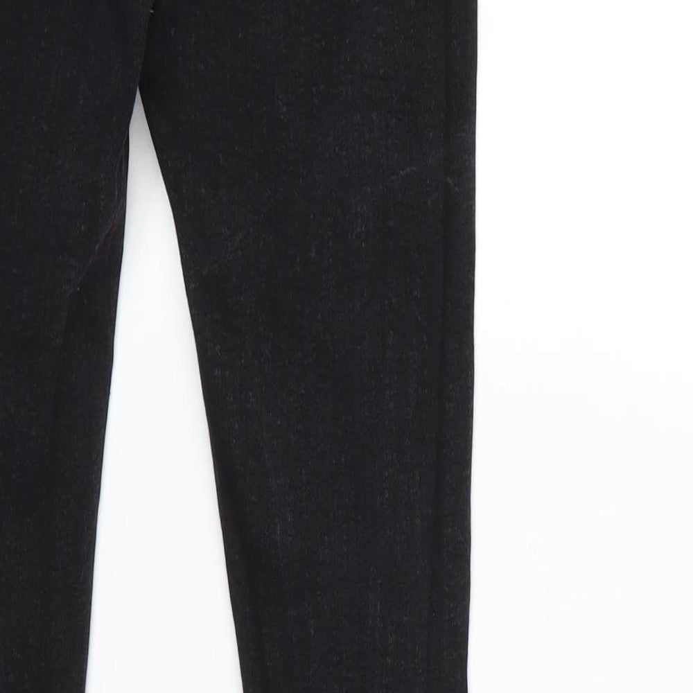 Denim & Co. Womens Black Denim Skinny Jeans Size 6 L28 in - extreme rip