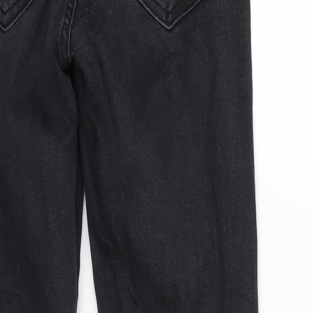 Never Denim Womens Black Denim Skinny Jeans Size S L27 in