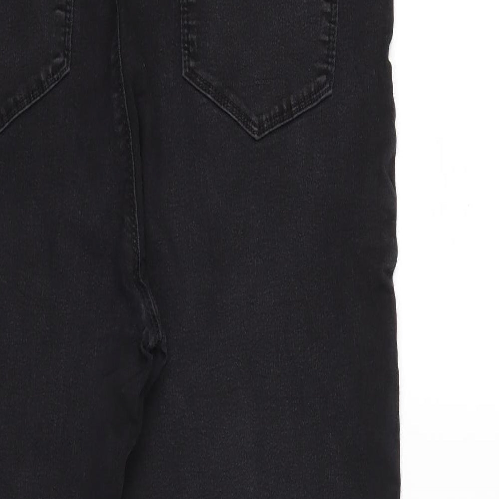 365 Denim Womens Black Denim Skinny Jeans Size 16 L29 in