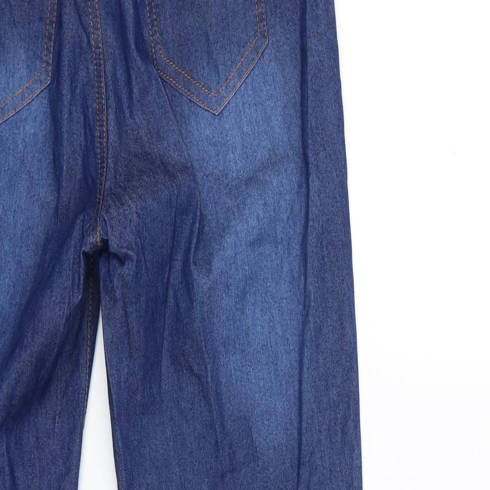 Mens UK Size 28 in Preworn Regular Fit Tapered Blue Jeans