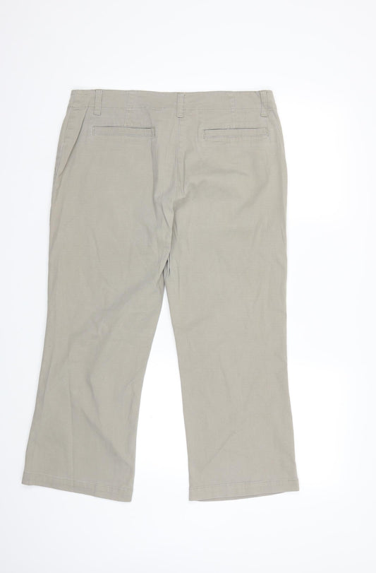 Papaya Womens Grey Trousers Size 14 L23 in