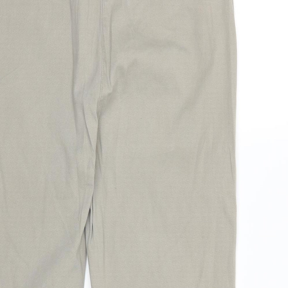 Papaya Womens Grey Trousers Size 14 L23 in