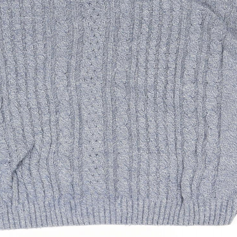 Ceader wood state Mens Blue Knit Pullover Jumper Size M