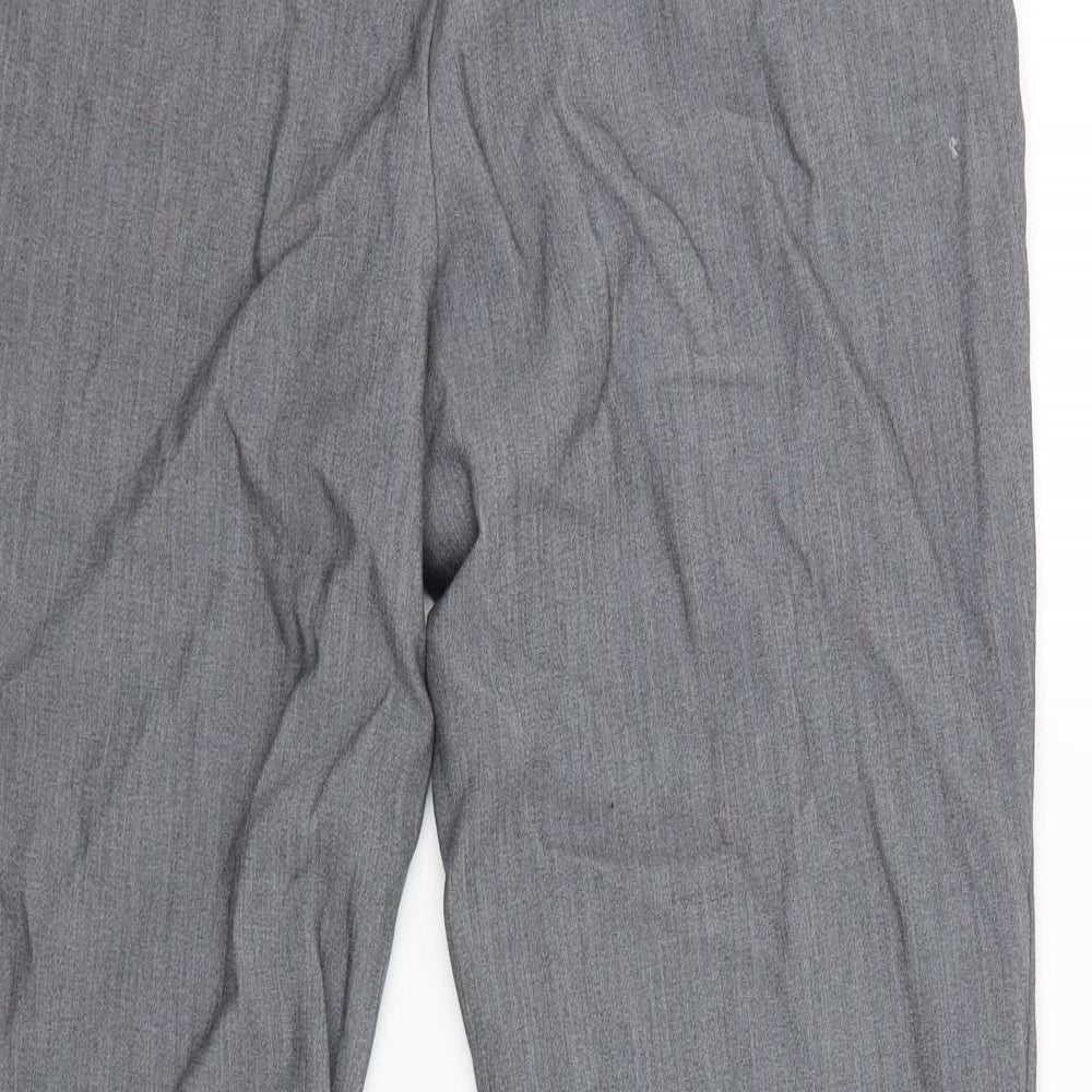 Womens UK Size 10 Hilary Radley Regular Fit Grey Trousers