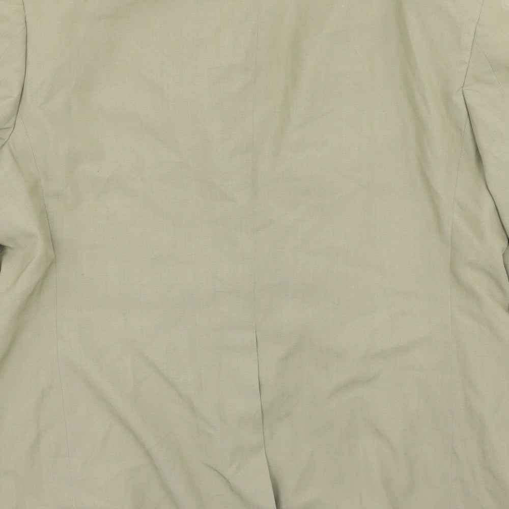 Palm Beach Womens Beige Jacket Suit Jacket Size 14
