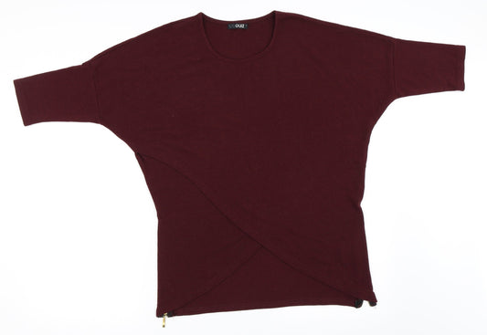 Quiz Womens Red Pullover Jumper Size S
