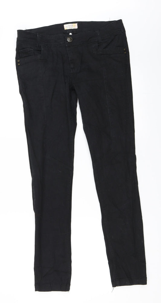 Pull&Bear Womens Black Skinny Jeans Size 42 L30 in
