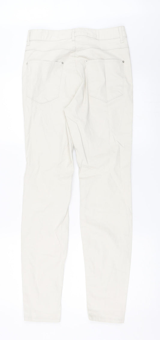 Zara Womens Beige Skinny Jeans Size 40 L30 in