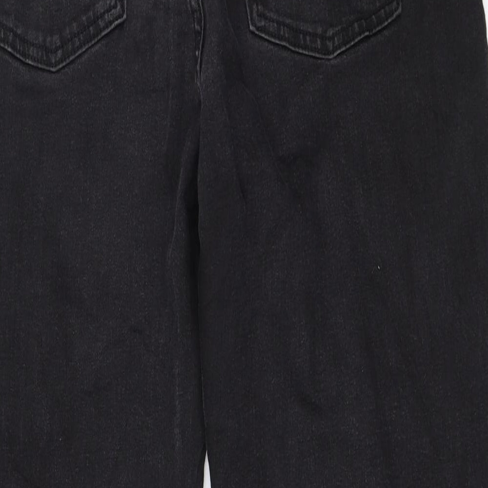 zavanna Womens Black Straight Jeans Size 42 L27 in