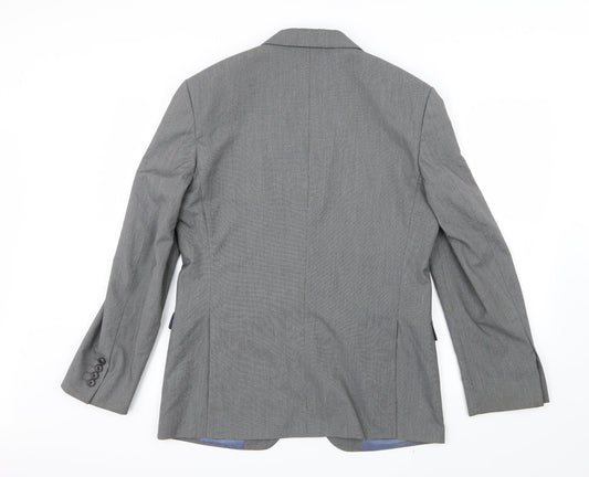 Mens UK Size 36 Burton Regular Grey Suit Jacket