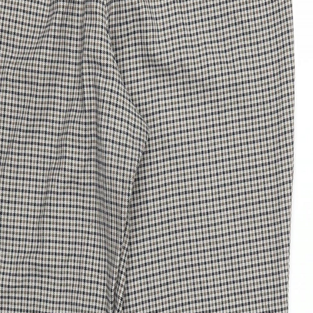 Womens UK Size 16 H&M Regular Fit Brown Trousers