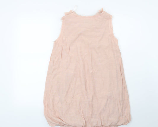 AX Paris Womens Pink Basic Blouse Size 8