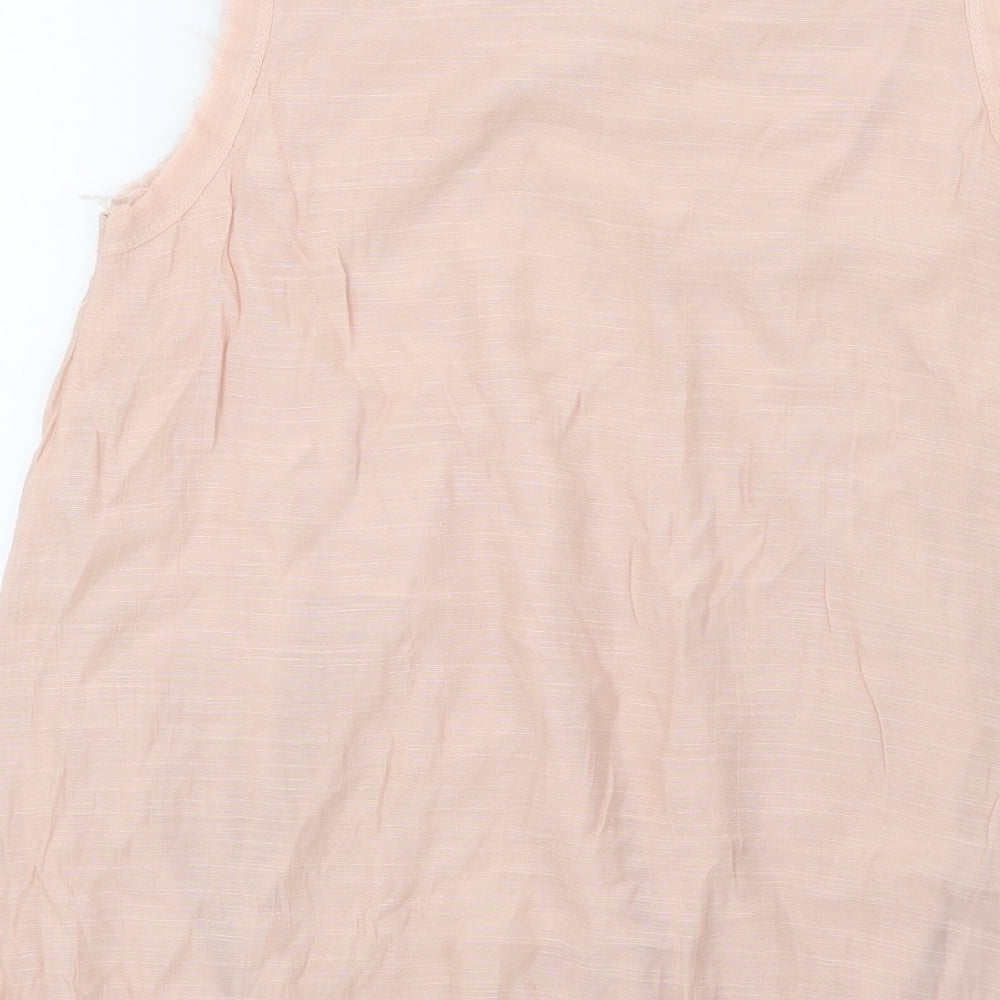 AX Paris Womens Pink Basic Blouse Size 8