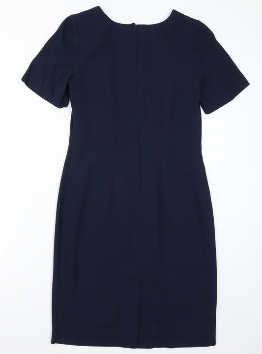 Definitions Womens Blue A-Line Size 10