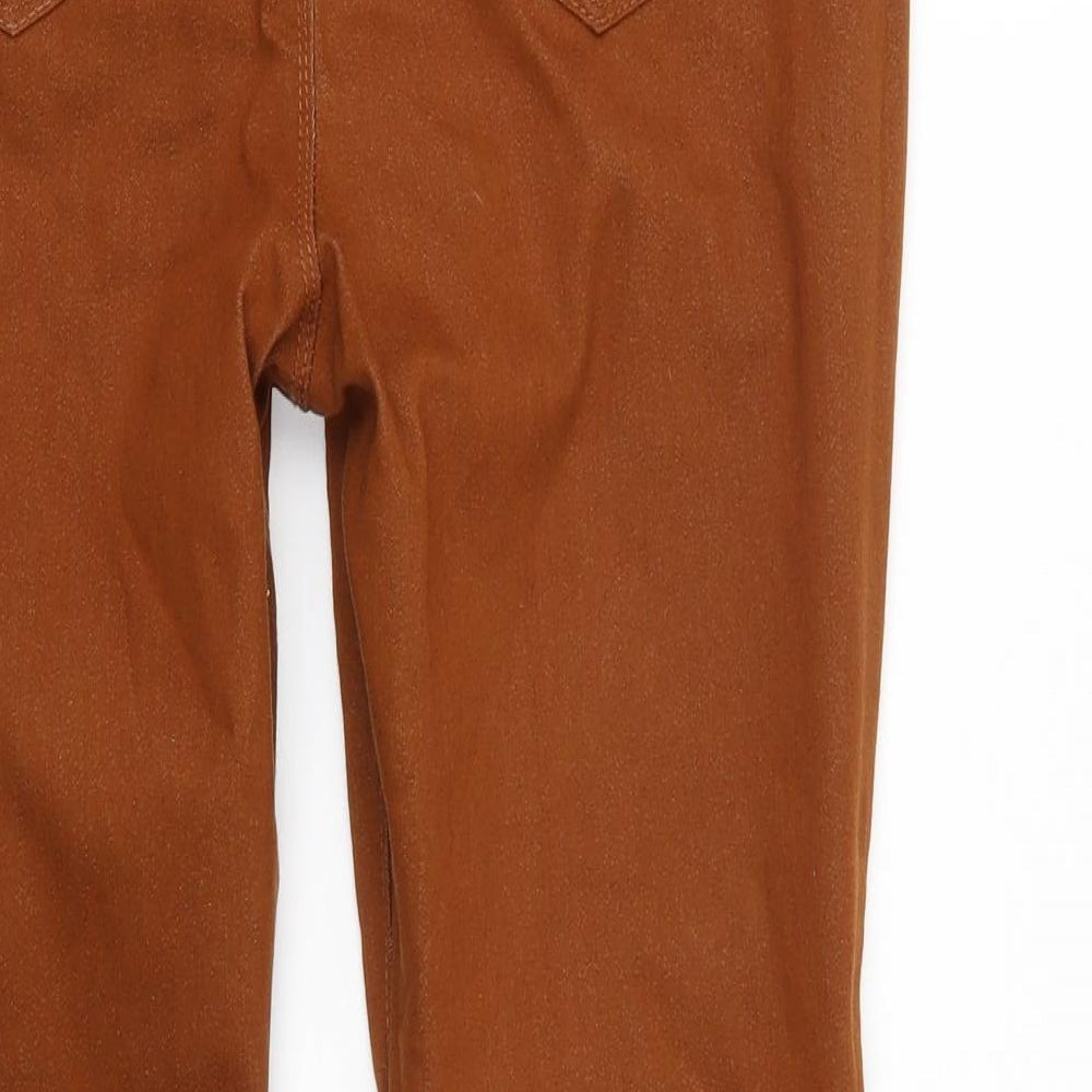 Pep & co Womens Brown Skinny Jeans Size 12 L27 in