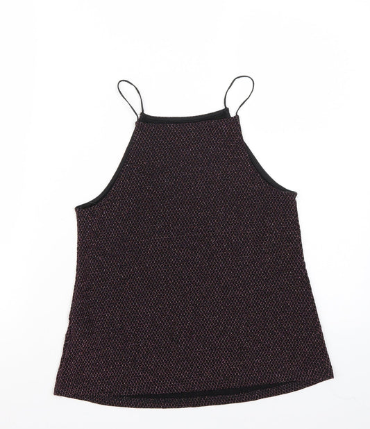 Womens UK Size 8 newlook Black Basic Tank