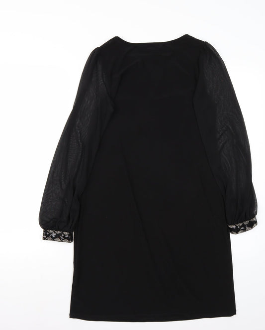 Dorothy Perkins Womens Black A-Line Size 8