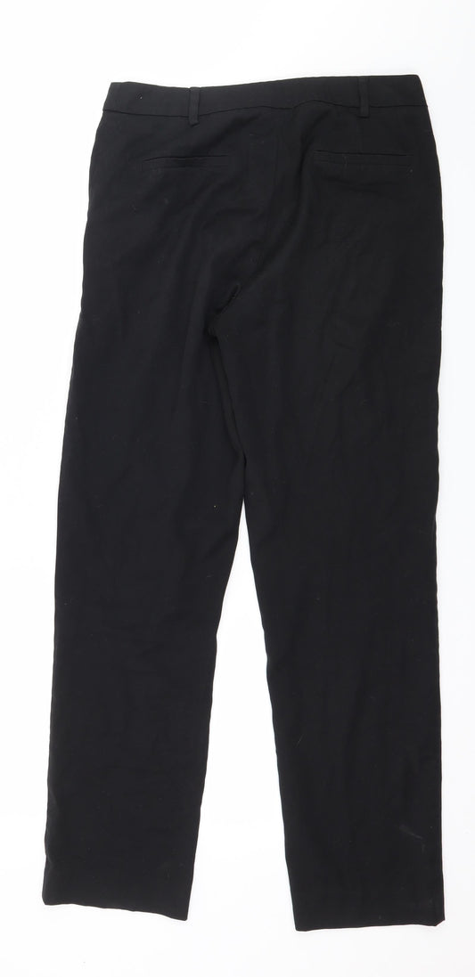 TU Womens Black Trousers Size 10 L28 in