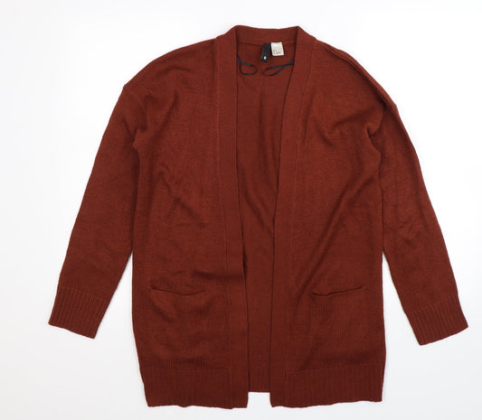 Divided Womens Brown Knit Cardigan Jumper Size S