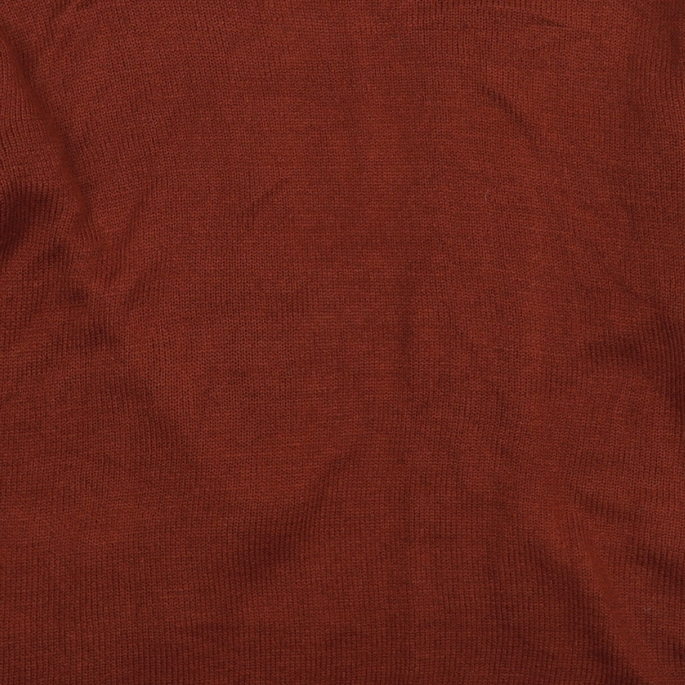 Divided Womens Brown Knit Cardigan Jumper Size S