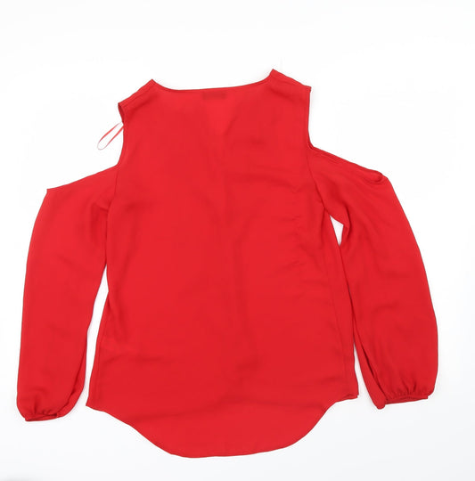 F&F Womens Purple Basic Blouse Size 6