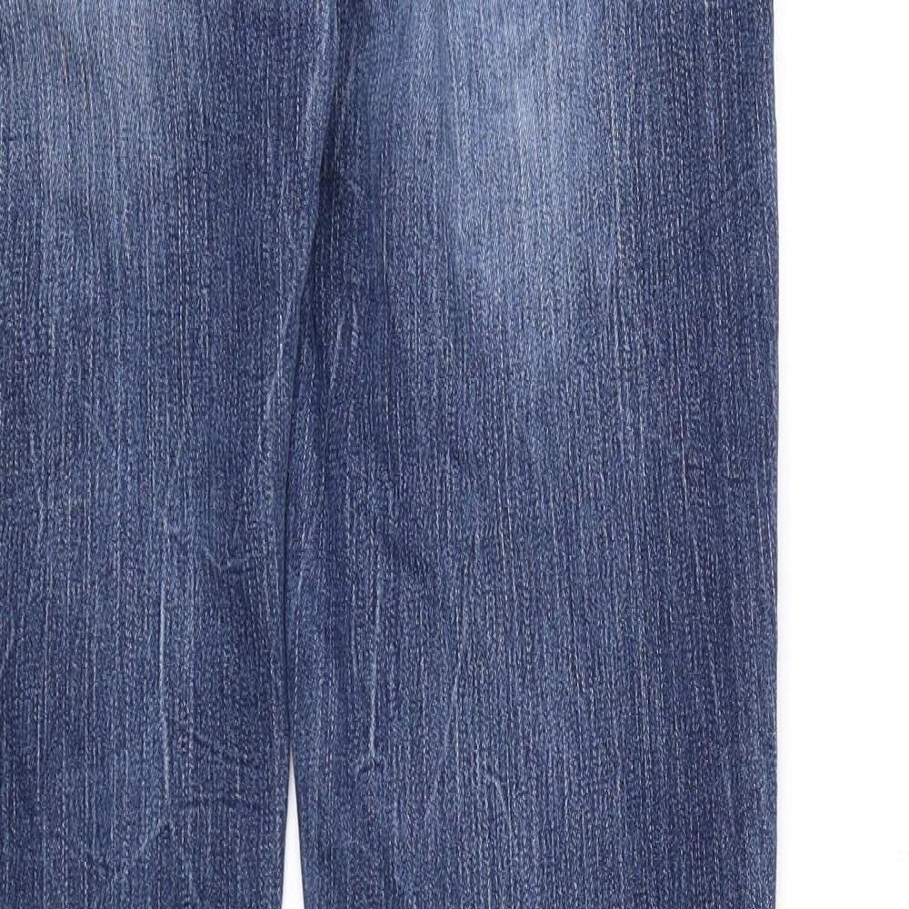 Womens UK Size Preworn Regular Fit Skinny Blue Jeans