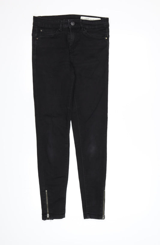 Womens UK Size 10 ESMARA Regular Fit Skinny Black Jeans