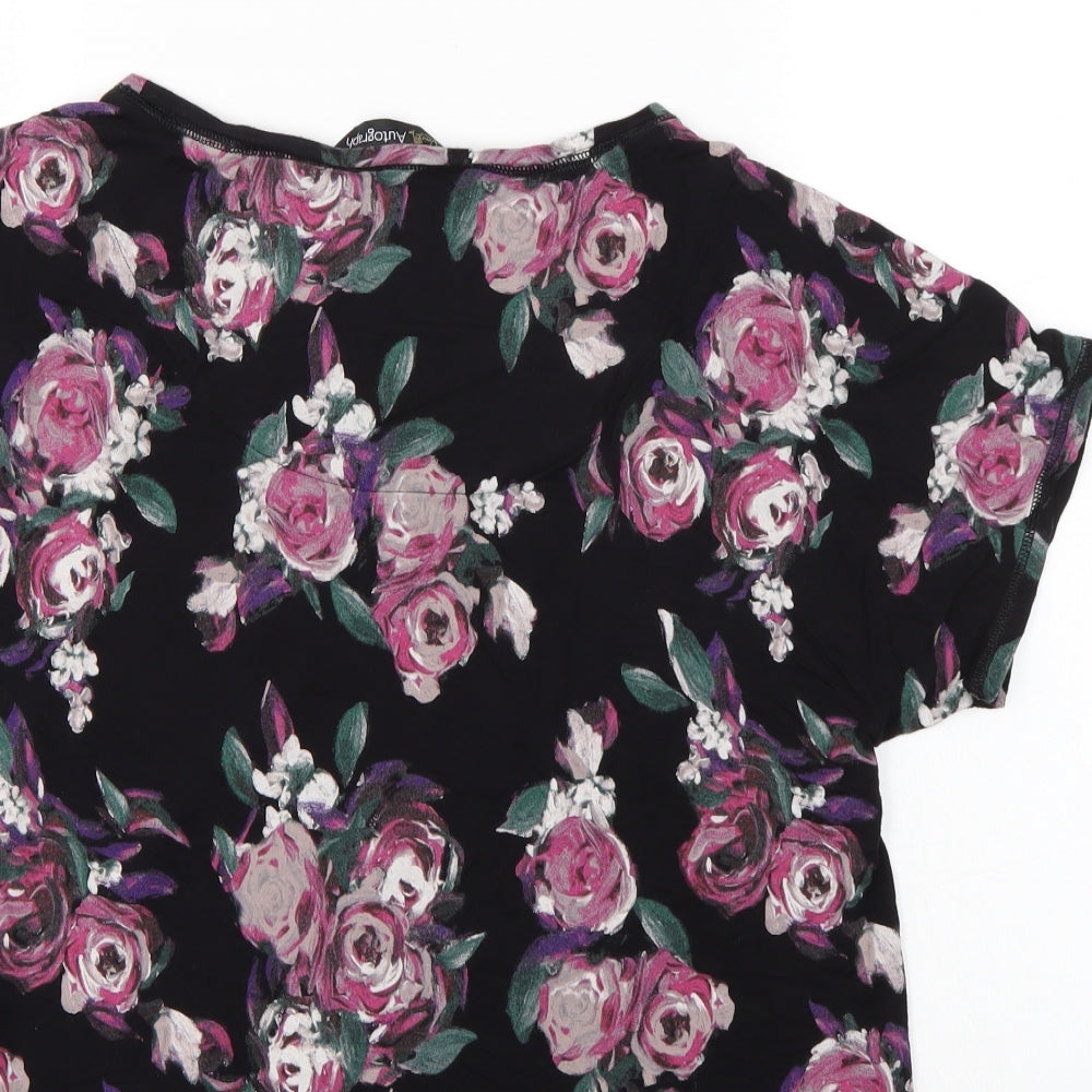 Autograph Womens Multicoloured Floral Basic Blouse Size 12