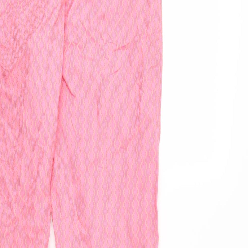 Editor Womens Pink Trousers Size XS L31 in