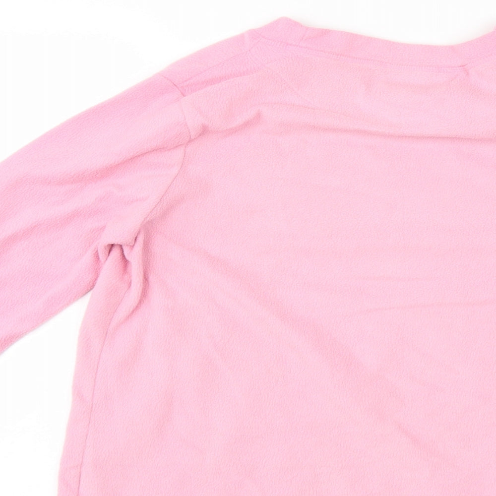 love to lounge Womens Pink Pullover Sweatshirt Size S