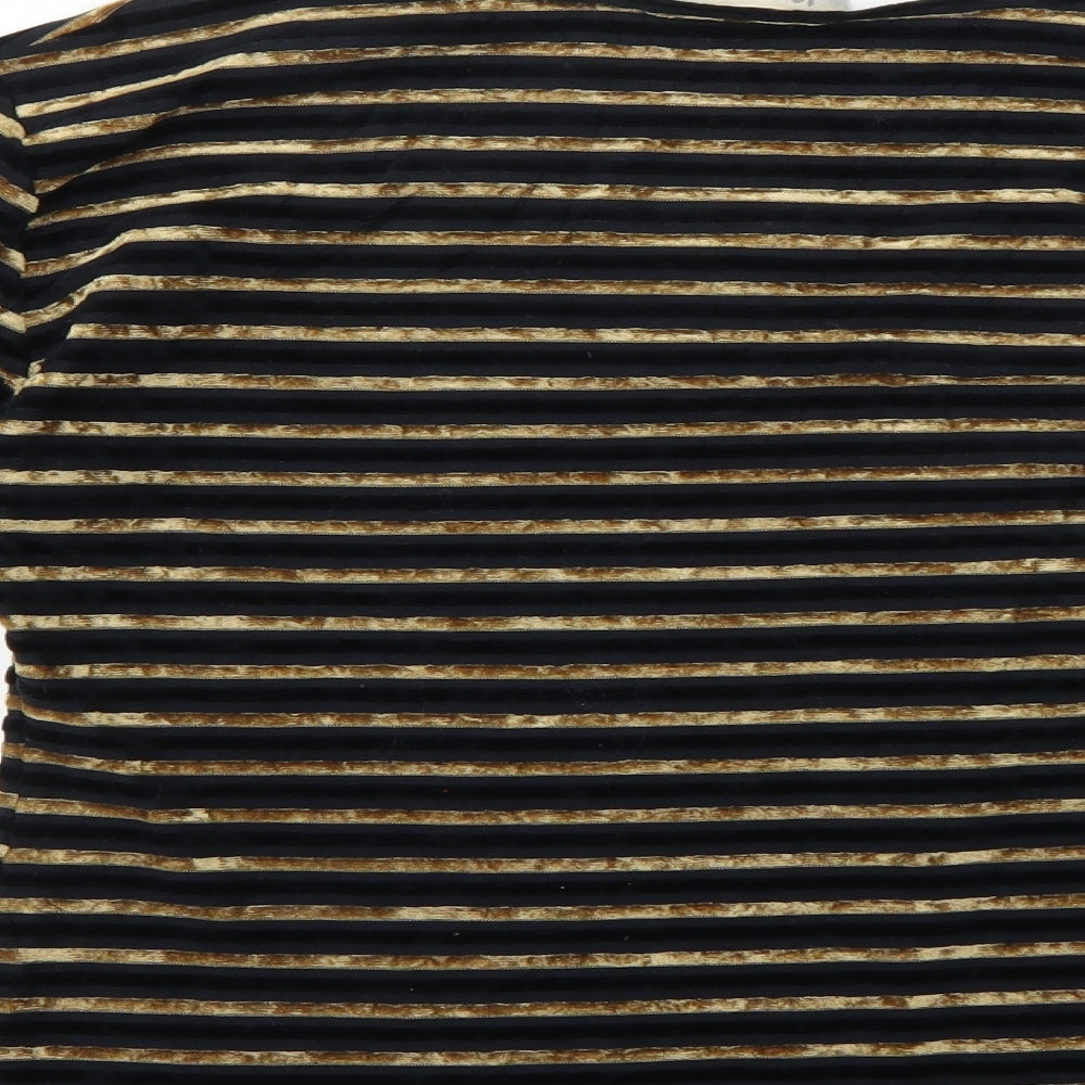 Monsoon Womens Multicoloured Striped Pullover Jumper Size 16