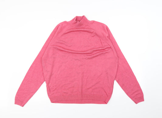EWM Womens Pink Pullover Jumper Size XL