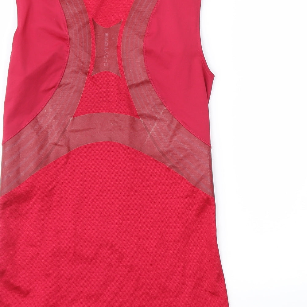 Womens UK Size M Reebok Pink Basic Tank