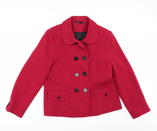 Womens UK Size 14 BHS Pink Jacket