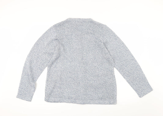 EWM Womens Blue Cape Jumper Size M