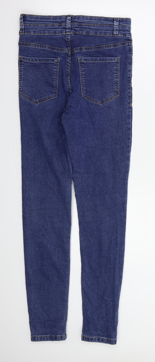 Womens UK Size 10 sinsay Regular Fit Skinny Blue Jeans