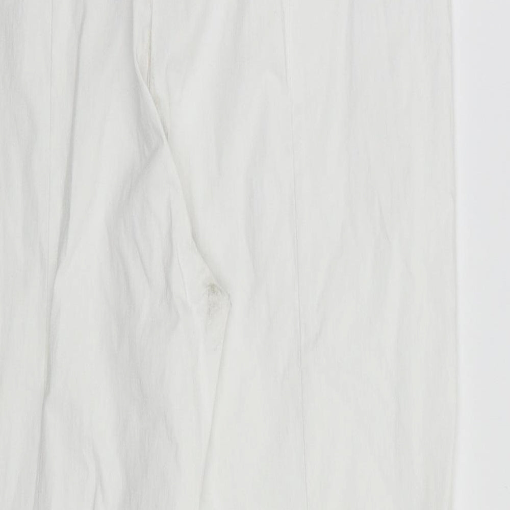 pomondora Womens White Trousers Size 30 L21 in