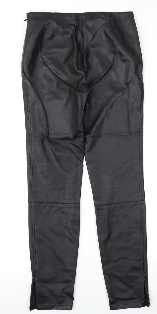 NEXT Womens Black Trousers Size 10 L27 in