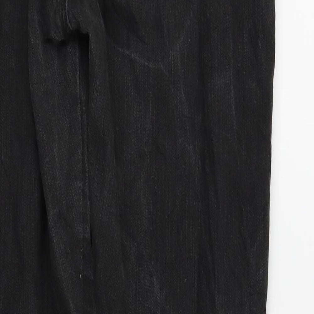 Womens UK Size 12 DENIM AND CO Regular Fit Skinny Black Jeans