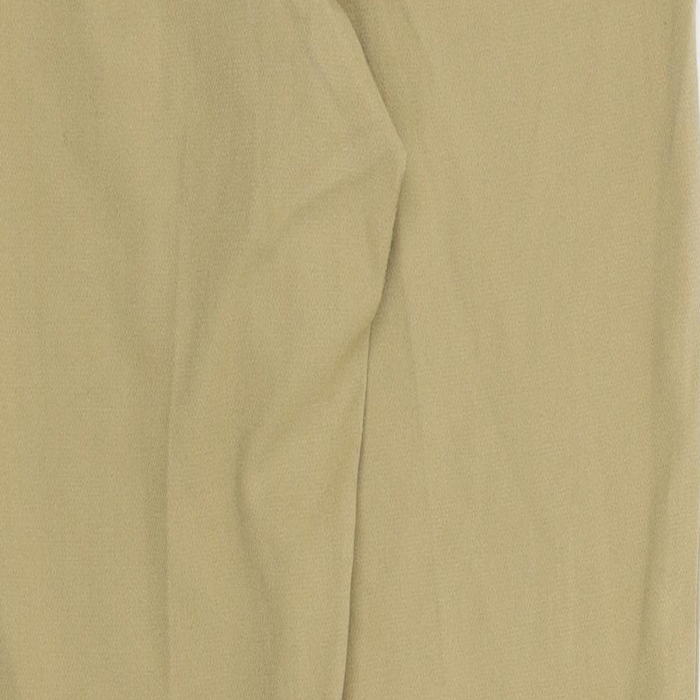 Womens UK Size 10 M&S Regular Fit Beige Trousers