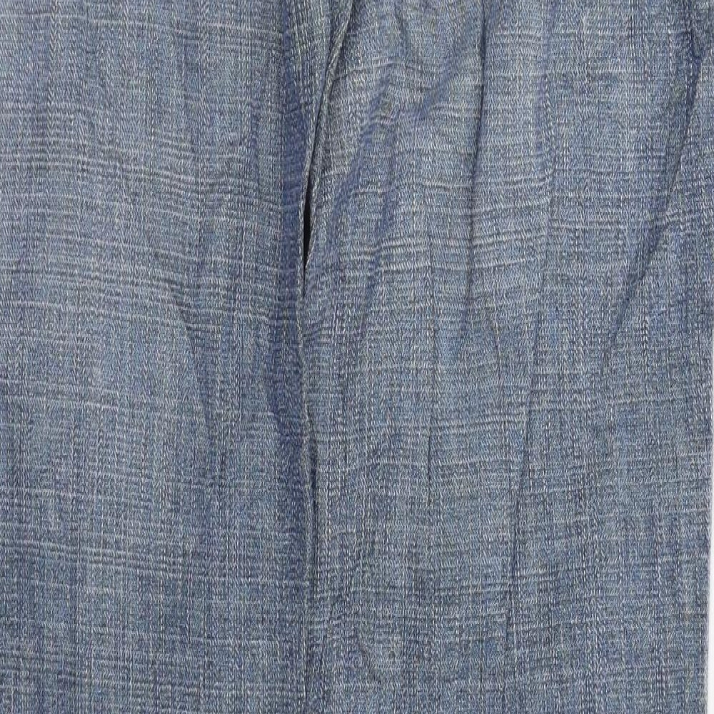 RESERVED Womens Blue Trousers Size 31 in L32 in